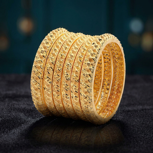 Wholesale 14K 18K 24K Gold Plated Forming Bangles, Fashion Bangles, Traditional Bangles, Brass Gold Filled Jewelry Oro Joyeria. - Product Image 4