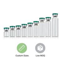 Contenant en verre pour crème de soin de la peau, 5 ml, imprimé à l'écran, écologique, recyclable, avec bouchon en caoutchouc et couvercle en bambou, Leshi Chuang