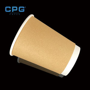 Gobelets en papier à double paroi résistants à la chaleur de qualité supérieure, 12 oz, 16 oz, jetables, doublés de PLA, écologiques, gobelets à thé, gobelets pour boissons chaudes - Product Image 1