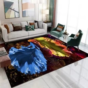 Tappeti scandinavi personalizzati senza restringimento, nessun <span class=keywords><strong>tappeto</strong></span> sbiadito da soggiorno grande <span class=keywords><strong>tappeto</strong></span> di lusso con decorazioni moderne stampate in 3d - Product Image 2