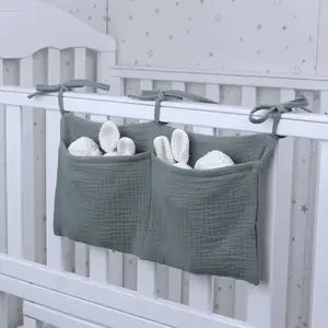 Tragbare Babybett Aufbewahrung tasche Windel Organizer Multifunktion ale Neugeborenen Bett Kopfteil Wickelt asche für Kinder Baby artikel Bettwäsche