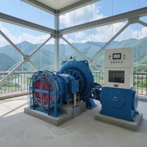 Гидротурбина Френсиса Forster с дистанционным управлением, низкий уровень шума, 100 кВт, 200 кВт, 300 кВт, 600 кВт, гидроэлектрический генератор, 50 Гц/60 Гц, 87-96% - Product Image 2