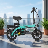 Vélo électrique pliable portable 12 pouces, batterie au lithium légère, vélo électrique pliable pour adultes