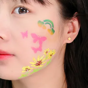 Non-toxic Make Up Pallette Custom Logo Brand Children Glitter Water Face Paint Set Kit For Kids