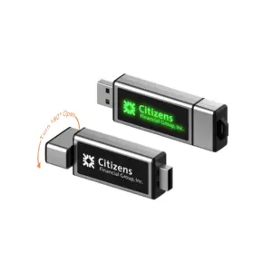 32gb USB 2.0闪存驱动器新奇笔驱动器发光二极管灯记忆棒拇指驱动器数据存储吊坠礼品