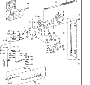แผ่นเข็มเหล็กอุตสาหกรรมสำหรับจักรเย็บผ้าอิเล็กทรอนิกส์แบบขับตรงยี่ห้อ Brother รุ่น BE-438F สำหรับเย็บกระดุม - Product Image 4