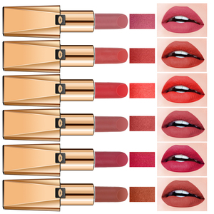 ALIVER del labbro di trucco Impermeabile blocco di <span class=keywords><strong>colore</strong></span> durevole di Canapa rossetto opaco - Product Image 2