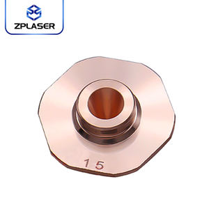 ZPLASER D32 H15 M14 Hexagone pour <span class=keywords><strong>Bodor</strong></span> tête de coupe pièces d'équipement <span class=keywords><strong>Laser</strong></span> buse Simple en cuivre rouge pour Machine de découpe <span class=keywords><strong>Laser</strong></span> - Product Image 5