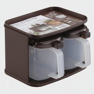 Inomata Mini bottiglia marrone per cucinare il condimento - Product Image 1