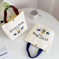 Vente en gros de sacs à provisions réutilisables bon marché avec logo imprimé personnalisé sac fourre-tout en toile de coton blanc uni grande quantité de stock