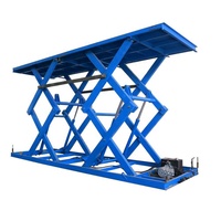Tables élévatrices à ciseaux hydrauliques pour le chargement de conteneurs, élévateur de voitures avec capacité de 3000 kg, hauteur de 2 m à 14 m, certifié CE ISO