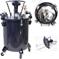 Mélangeur automatique, réservoir à haute pression, pistolet de pulvérisation, capacité de 10l, 20l, 40l, 60l