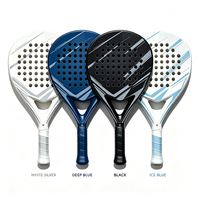 Racchetta da Padel Professionale in Fibra di Carbonio 18K Personalizzata OEM per Tornei Sportivi
