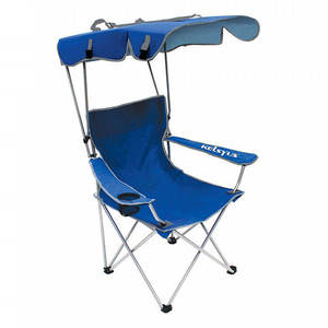 Camping chaise longue auvent pliant porte-gobelet <span class=keywords><strong>toile</strong></span> <span class=keywords><strong>pliable</strong></span> chaise d'extérieur avec parapluie - Product Image 3