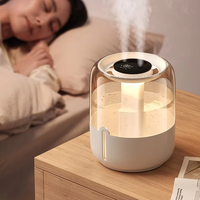 Diffuser Minyak Esensial Aromaterapi Elektrik Ultrasonik dengan Pengubah Warna & Suara Rendah untuk Penggunaan Hotel, Rumah Tangga & Mobil