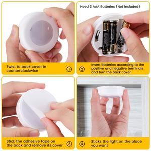 Luces LED Inalámbricas para Debajo del Gabinete, Luces RGB de 16 Colores y 3 Modos, Luces Decorativas, Paquete de 3 - Product Image 5