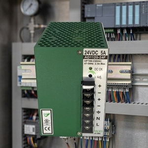 แหล่งจ่ายไฟแบบราง DIN 24v สำหรับระบบอัตโนมัติในอุตสาหกรรม -40~70 องศาเซลเซียส พร้อมระบบป้องกันกระแสเกิน (OCP) แรงดันเกิน (OVP) อุณหภูมิเกิน (OTP) และกระแสเกินกระแสปกติ (SCP) พร้อมระบบป้องกันหลายชั้น - Product Image 1