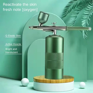 Aérographe en métal Nail Art Tattoo Gun Kit Mini compresseur d'air avec <span class=keywords><strong>injecteur</strong></span> d'oxygène pour les amateurs d'art des ongles et de tatouage - Product Image 3