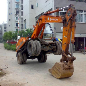 ญี่ปุ่นทำฮิตาชิ Ex100wd รถขุดล้อ10ตันขุดล้อในการขายในเซี่ยงไฮ้ - Product Image 2