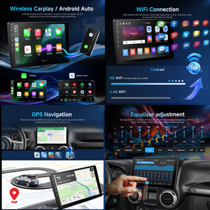 Autoradio Android Podofo 9'' con Carplay Wireless, Android <span class=keywords><strong>Auto</strong></span>, GPS, WiFi per Opel Corsa 2015/Opel <span class=keywords><strong>Adam</strong></span> 2013-2016, Vendita all'Ingrosso - Product Image 2