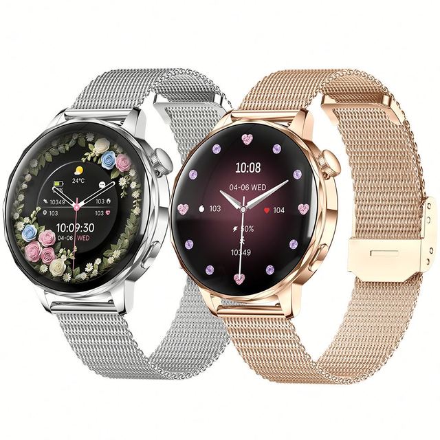 I220 Smart Watch for Women Health Sports BT Call 1.27inch Screen Fitness Tracker with Heart Rate Sleep Monitor Smartwatch