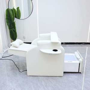 Fauteuil de manucure et pédicure de luxe moderne, multifonctionnel, avec massage électrique et bain de pieds extensible - Product Image 5
