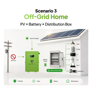 BLUETTI Système d'alimentation solaire hors réseau pour résidentiel, station d'alimentation domestique tout-en-un avec installation rapide et charge rapide par panneaux photovoltaïques - Product Image 5
