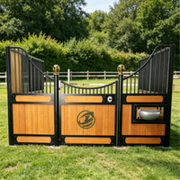 Écurie modulaire polyvalente pour chevaux, équipement d'écurie mobile préfabriqué en vente en gros, état neuf, pour ferme équestre