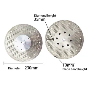 Factory Star Shape Electroplated Diamond Saw Blade Sharp Model Turbo Teeth Per Inch for Granite Cutting Shaping Grinding Tiles