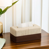 Porte-mouchoirs et boîte de rangement de style Wabi-Sabi, créatif, haut de gamme, luxe léger, distributeur de serviettes en papier