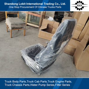 Siège conducteur Sinotruk pour Sinotruk HOWO A7 TX TH7 T5G TX SITRAK C7H HOHAN NJ17 V7G Camion Suspension pneumatique à double verrouillage Siège gauche - Product Image 5