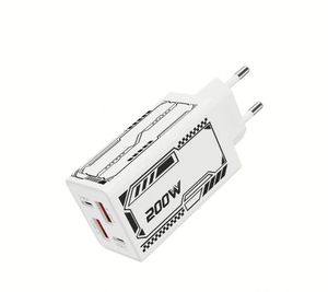 Best Selling US/EU/UK <b>Socket</b> 200W <b>Wall</b> Charger QC3.0 Fast Charging <b>USB</b>+Type C Charger for Mobile Phones - Product Image 6