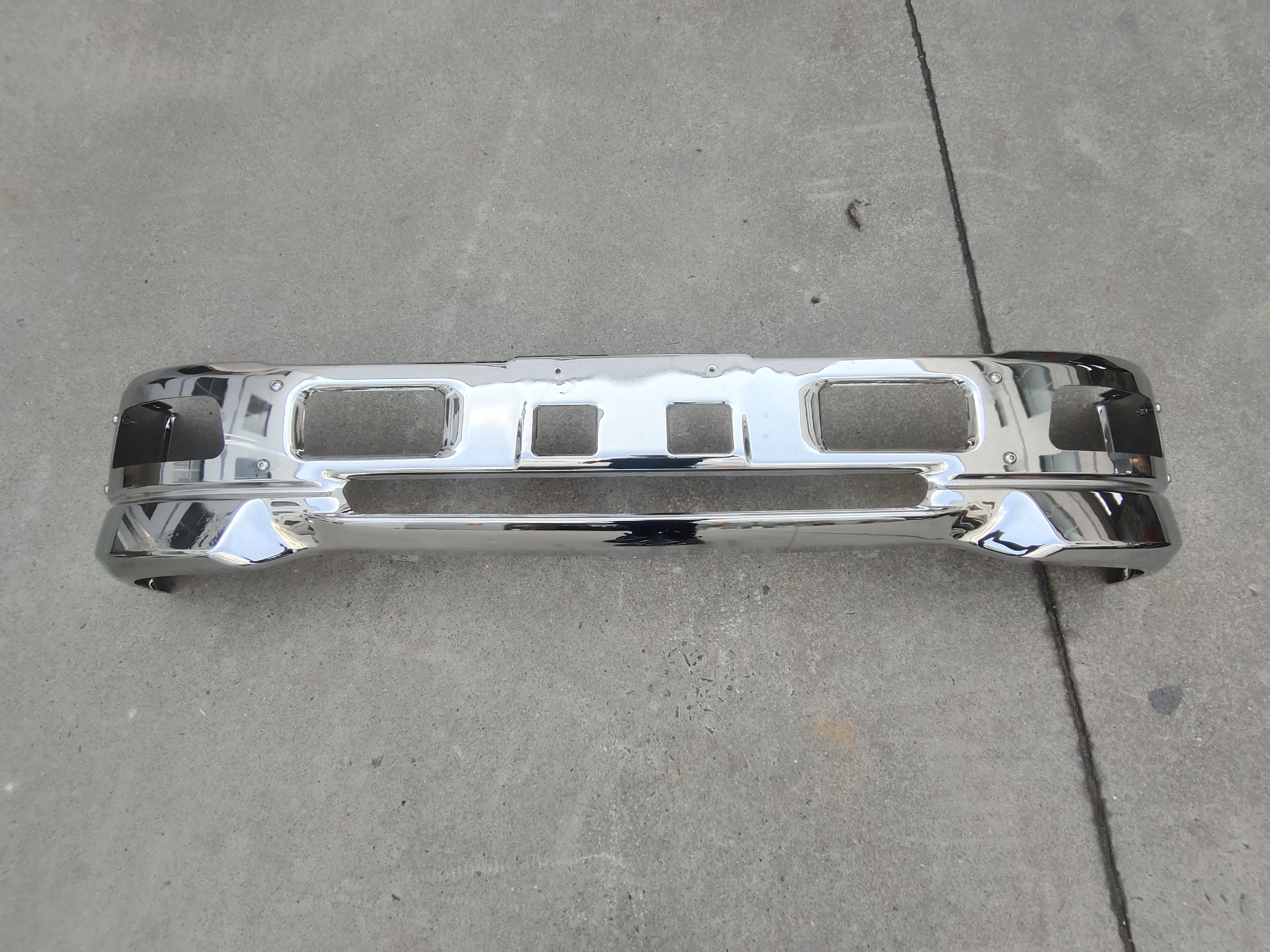 Chrome Front Bumper 193CM for Isuzu Elf NPR 700p | Durable Truck