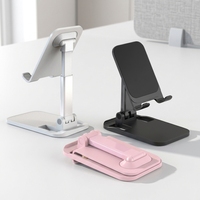 Support de téléphone pliable de qualité supérieure, support de téléphone et de tablette de bureau réglable en hauteur et en angle, berceau pour téléphone