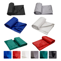Rouleau de bâche en PVC industrielle imperméable, bleu piscine, en plastique, prix usine