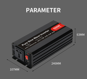 Convertidor de Voltaje de 12V a 110V/230V de 500W, 150W/300W/500W, el Mejor de la Moda, Bienvenido a Nuestra Colección de Convertidores - Product Image 3