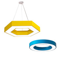 Lustre LED créatif en fer pour chambre d'enfant (garçons et filles), salle de danse, éclairage haute luminosité