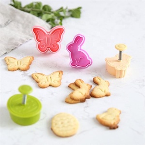 Lễ Hội Phục Sinh Bằng Nhựa Chick Butterfly Bunny Bunny <span class=keywords><strong>Shape</strong></span> 4 Miếng <span class=keywords><strong>Cookie</strong></span> Set - Product Image 1
