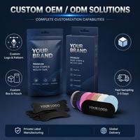 Kit Combo HLK pour le Sommeil : Bandes Buccales et Nasales 30+30 Pièces, 100% Sans Médicament, Doux pour la Peau, Meilleure Respiration, Certifié CE, OEM ODM Personnalisé