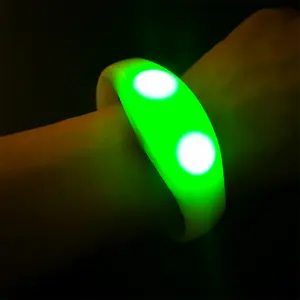 Nuevos productos 2023 Regalo promocional al por mayor con logotipo personalizado Pulsera de silicona impresa LED