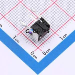 ZX-QC66-5.5ZJ Tactile Switch Through hole Component (THT),6x6mm Switch Single Pole Single Throw Round Button 2.6N Through Hole - Product Image 2