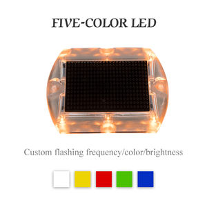 IP68 impermeabile <span class=keywords><strong>a</strong></span> energia solare senza fili perni da strada luce occhi di gatto Design in plastica per alloggiamento avviso di <span class=keywords><strong>traffico</strong></span> - Product Image 4