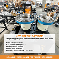 Bienenrahmen-Ösenmaschine, kompatibel mit Seitenleisten verschiedener Größen, Kupferösenmaschine für Bienenrahmen, Imkerei