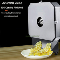 Best Verkopende Kleine Elektrische Handmatige Fruitsnijmachine Voor Tweeërlei Gebruik Sinaasappel Citroen Kiwi Dragon Fruit Snijmachine Voor Melkwinkel
