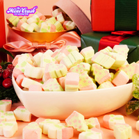 Bonbons guimauve de Noël dans diverses formes et saveurs de fruits Kid Sweet Snacks