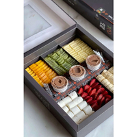 Boîte alimentaire écologique jetable à emporter polyvalent pour la restauration gâteau couvercle transparent petit déjeuner Dessert banane kiwi fruit au pâturage