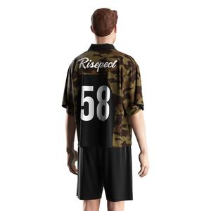 เสื้อฟุตบอลอเมริกันสไตล์เรโทร คอปกโปโล ผ้าตาข่ายน้ำหนักเบา ระบายอากาศได้ดี เหมาะสำหรับใส่ลำลองทุกวัน - Product Image 4