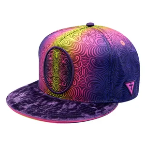 Tampa snapback personalizada da moda de alta qualidade com remendo