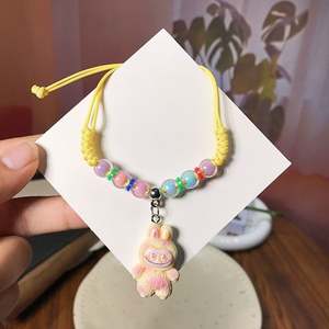 Wholesale Handmade Cute Friendship Rope <b>String</b> Children Cartoon Bracelets Adjustable Purple Bracelet - Product Image 5