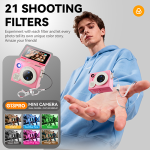 <span class=keywords><strong>Mini</strong></span> caméra numérique rétro sans fil, caméra drone porte-clés, caméra de poche pour enfants, caméra cachée avec fente pour carte <span class=keywords><strong>micro</strong></span> SD, cadeau d'anniversaire - Product Image 4